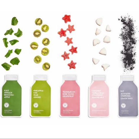 RAW JUICE CLEANSE FACE MASK SET - Picture 4 of 5